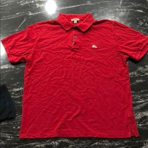 Burberry Brit Red Polo Shirt